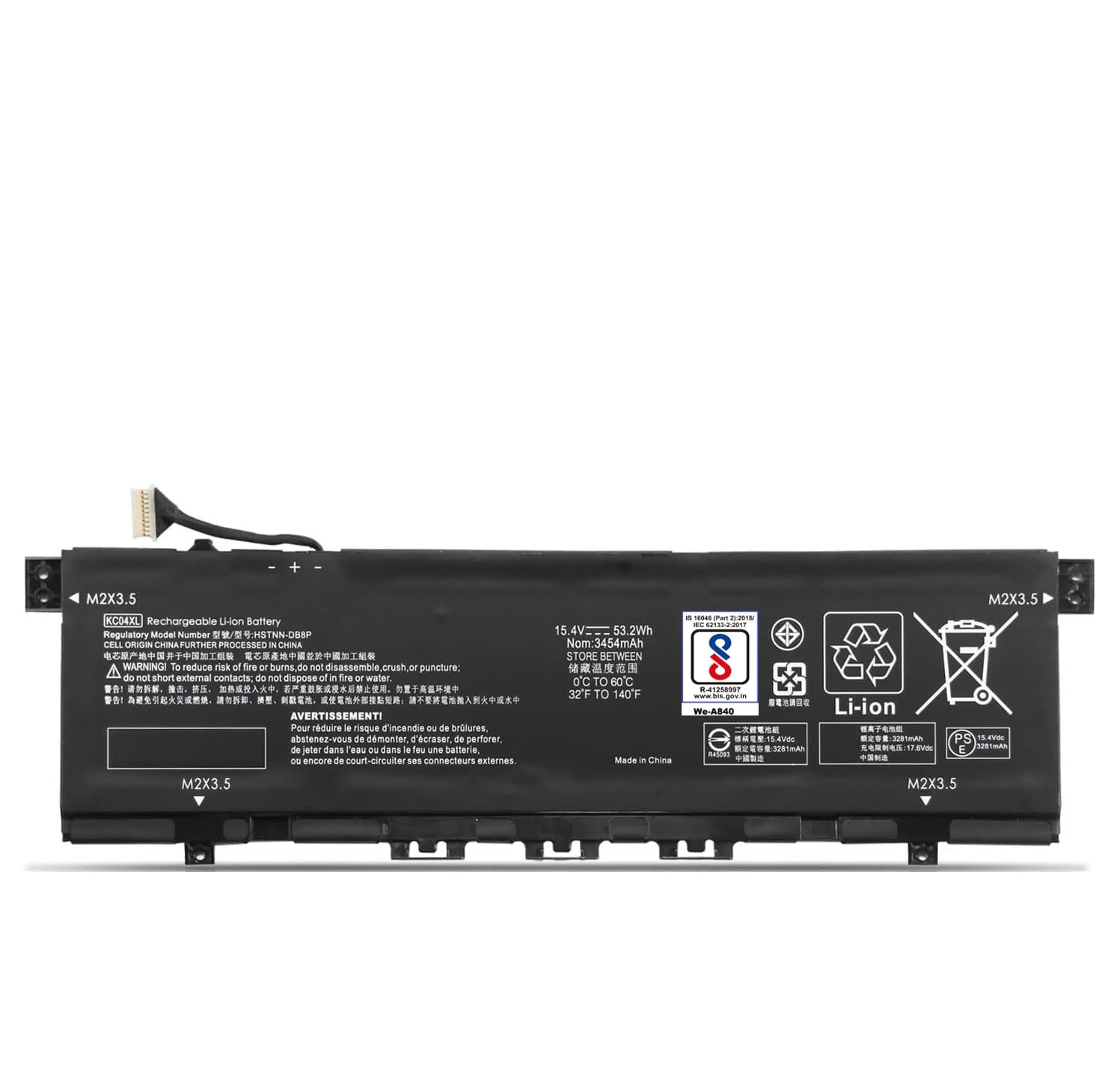 Compatible Battery for HP KC04XL – L08496-855, L08544-1C1, Envy 13-AH, Envy X360 13-AG Laptops Battery.