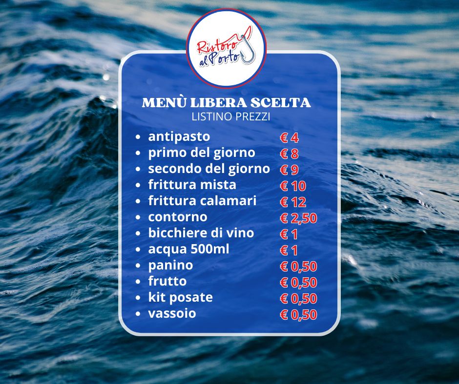 MENU' LIBERA SCELTA