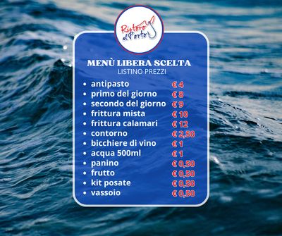 MENU' LIBERA SCELTA
