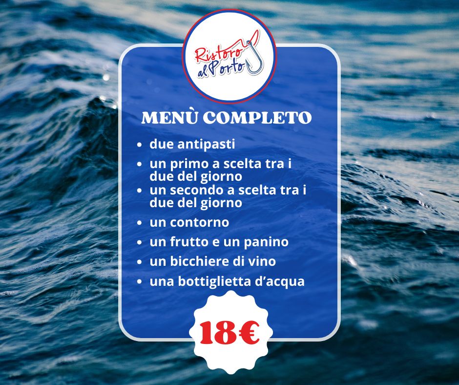 MENÙ COMPLETO