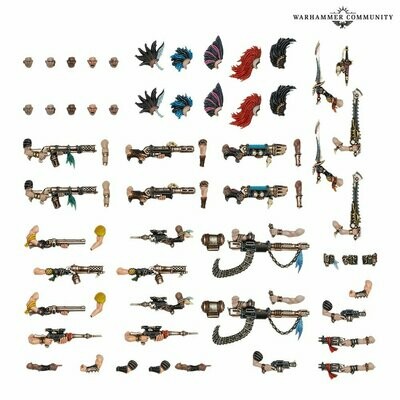 NECROMUNDA: ESCHER WEAPONS & UPGRADES