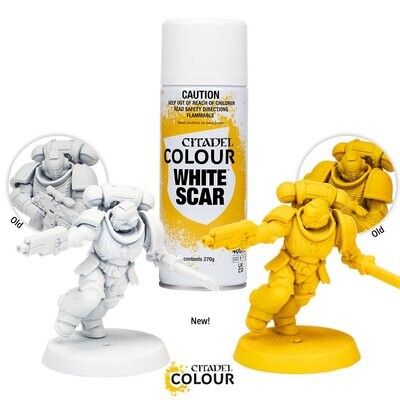 WHITE SCAR SPRAY PAINT