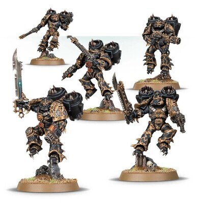 CHAOS SPACE MARINES CHAOS LORD IN TERMINATOR ARMOUR