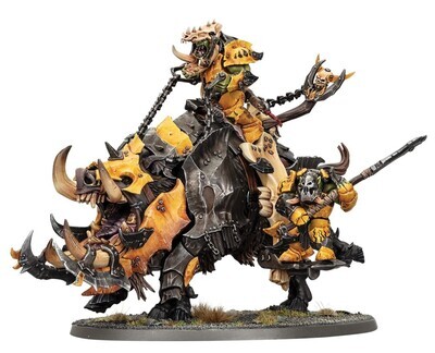 ORRUK WARCLANS: TUSKBOSS ON MAW-GRUNTA