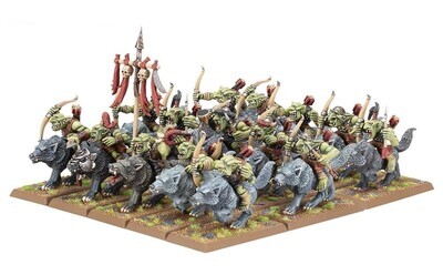 O&G TRIBES: GOBLIN WOLF RIDER MOB