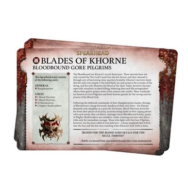 FACTION PACK: BLADES OF KHORNE (ENG)