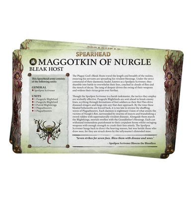 FACTION PACK: MAGGOTKIN OF NURGLE (ENG)