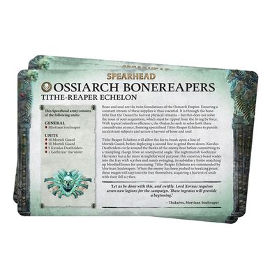 FACTION PACK: OSSIARCH BONEREAPERS (ENG
