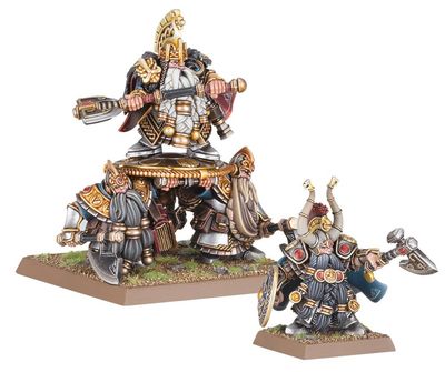 DWARF/M/H: DWARF LORDS W/SHIELDBEARERS