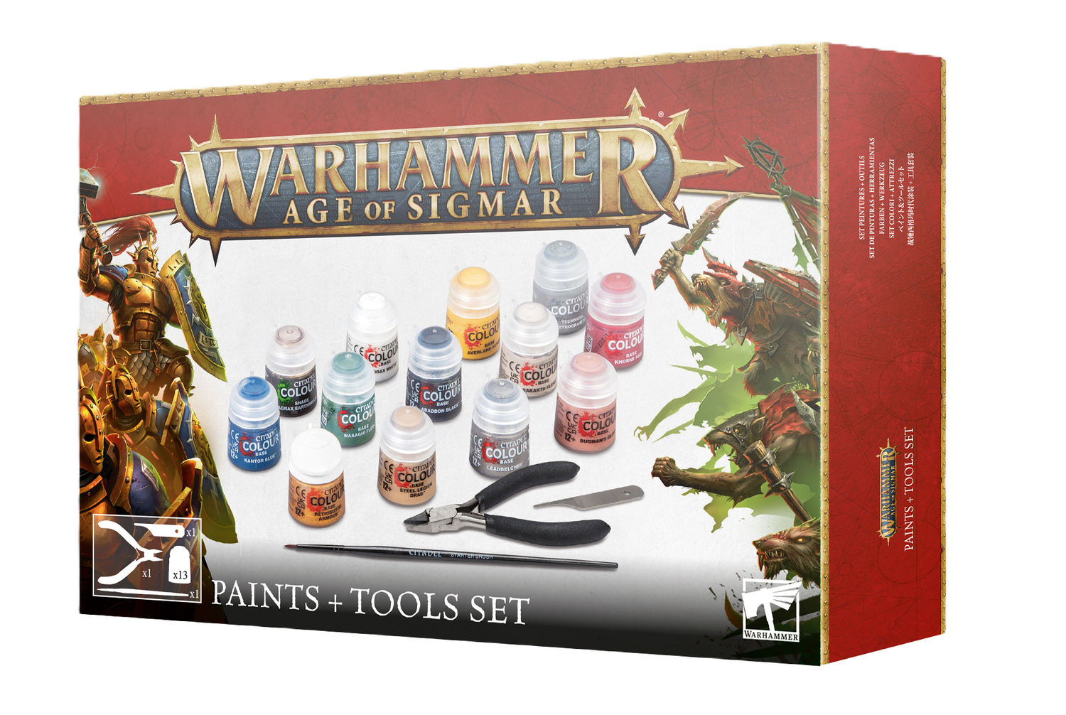 AOS PAINTS+TOOLS GER/FR/ITA/DUT/CZE/SLV