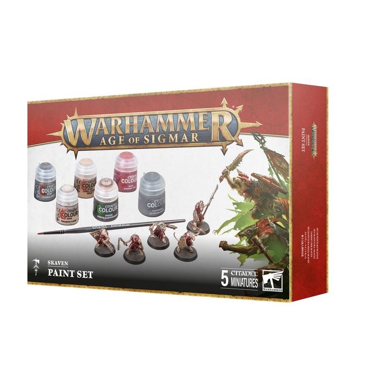 AOS SKAVEN + PAINT SET GER/FRE/ITA/DUT
