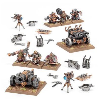DWARFEN M/HOLDS:DWARF CANNON & ORGAN GUN