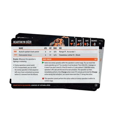 K/T DATACARDS: HEARTHKYN SALVAGERS (ENG)