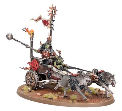 GLOOMSPITE GITZ: SNARLBOSS ON WAR-WHEELA