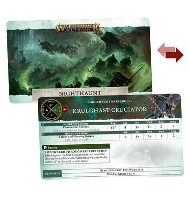 WARSCROLL CARDS: NIGHTHAUNT (ENGLISH)