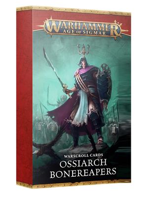 WARSCROLL CARDS:OSSIARCH BONEREAPERS ENG