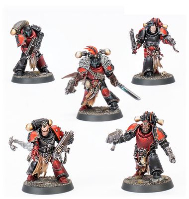 CHAOS SPACE MARINES:RED CORSAIRS RAIDERS