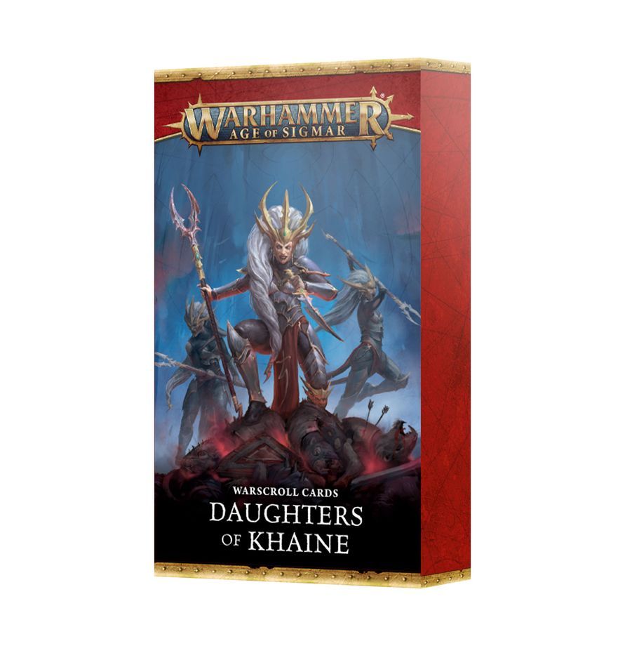 WARSCROLL CARDS: DAUGHTERS OF KHAINE ENG