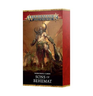 WARSCROLL CARDS: SONS OF BEHEMAT (ENG)