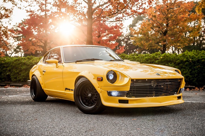 STAR ROAD YELLOW S30Z FRONT VIEW