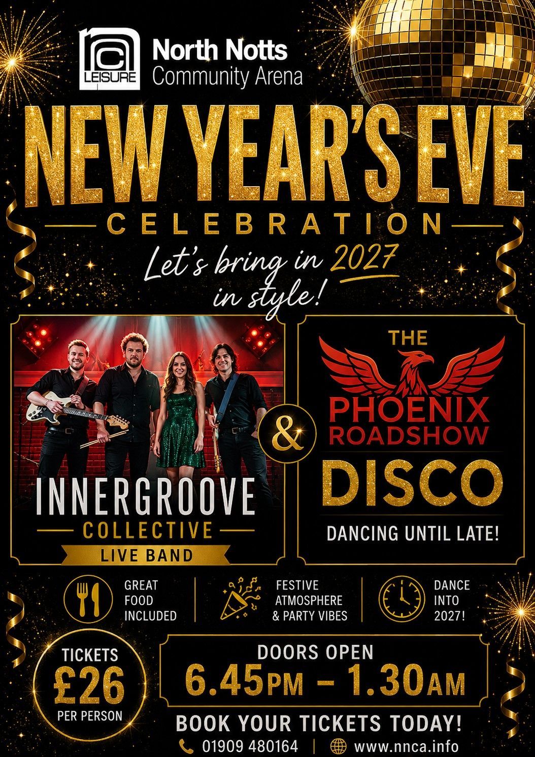 Thursday 31st Decemeber - New Years Eve Party Night Thursday 31st Decemeber - New Years Eve Party Night