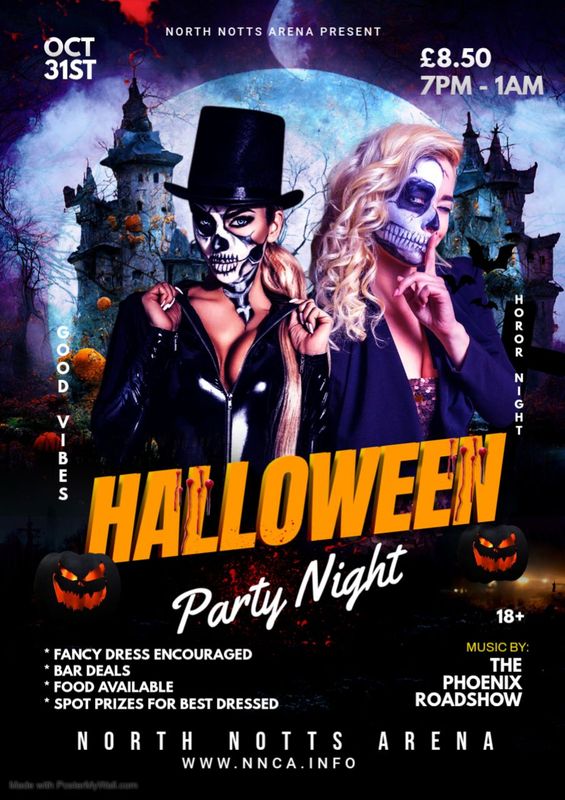 SATURDAY 31ST OCTOBER 2026 - HALLOWEEN PARTY NIGHT SATURDAY 31ST OCTOBER 2026 - HALLOWEEN PARTY NIGHT