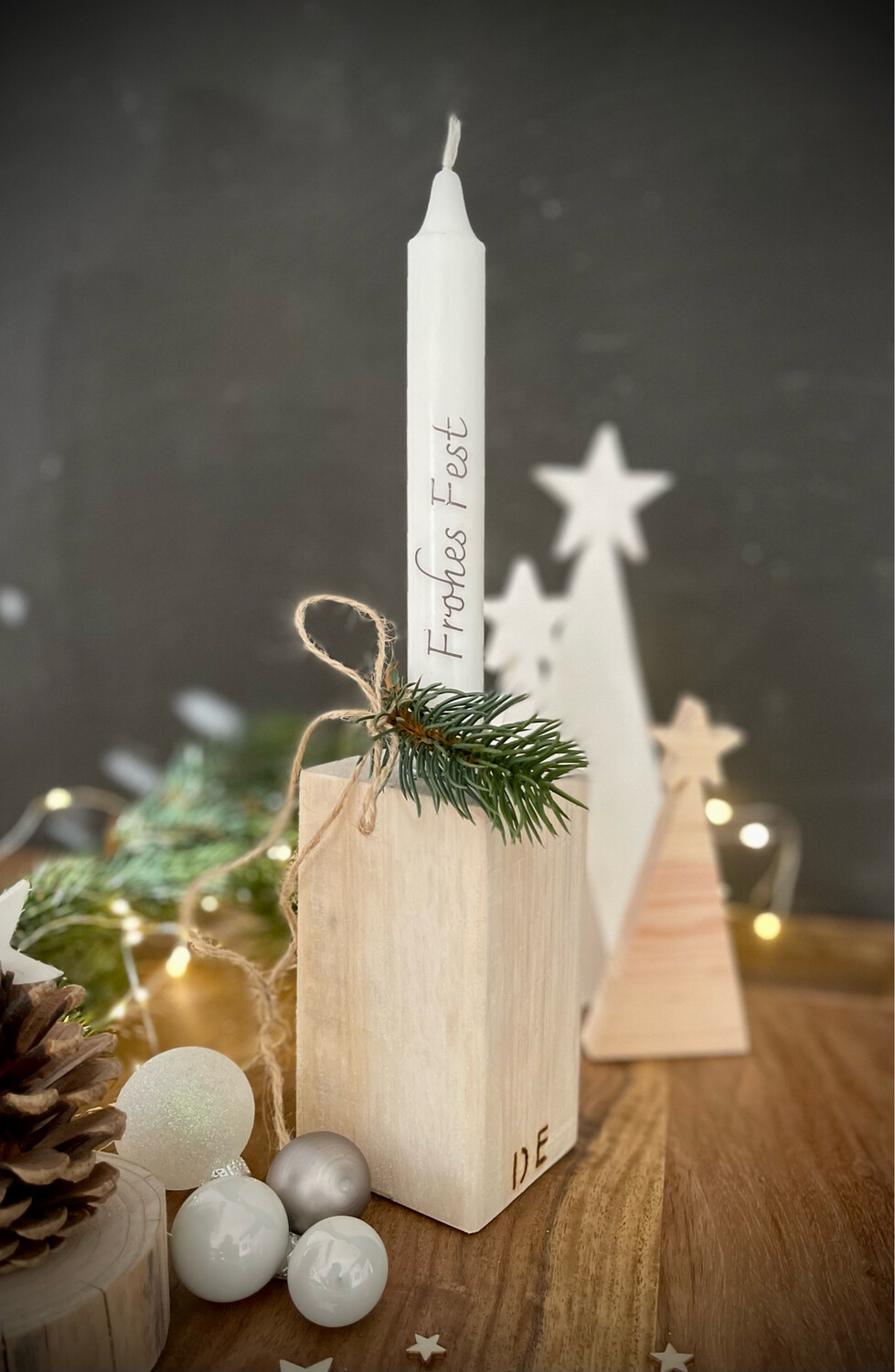 Kerzenhalter "Kleines Licht“, ohne  Kerze, ohne Deko
