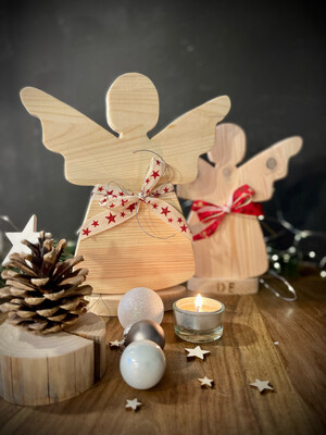Engel - Holzengel / Schutzengel Größe M, 23cm ( ohne Deko ) Engel - Holzengel / Schutzengel Größe M, 23cm ( ohne Deko )