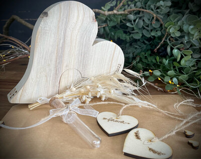 Herzen "Promise" inkl. Geschenkverpackung 