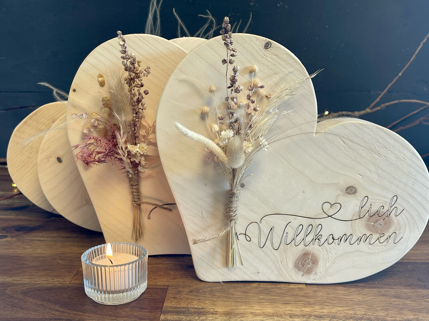 Holz Aufbewahrungsbox 'Happy Valentines Day Leopard Love' - Stilvolle Andenkentruhe Mit Klappdeckel