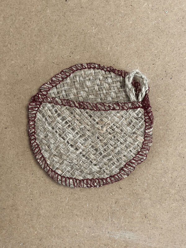 Minicable bag | dunkelrot
