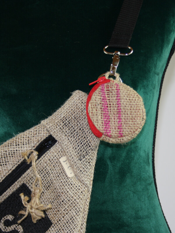 Mini bag | Rosa Streifen - rot