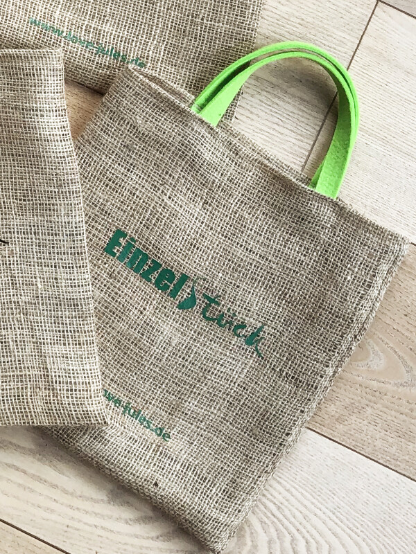 COFFEEBAG Shopper little | grün mit kurzen Henkel