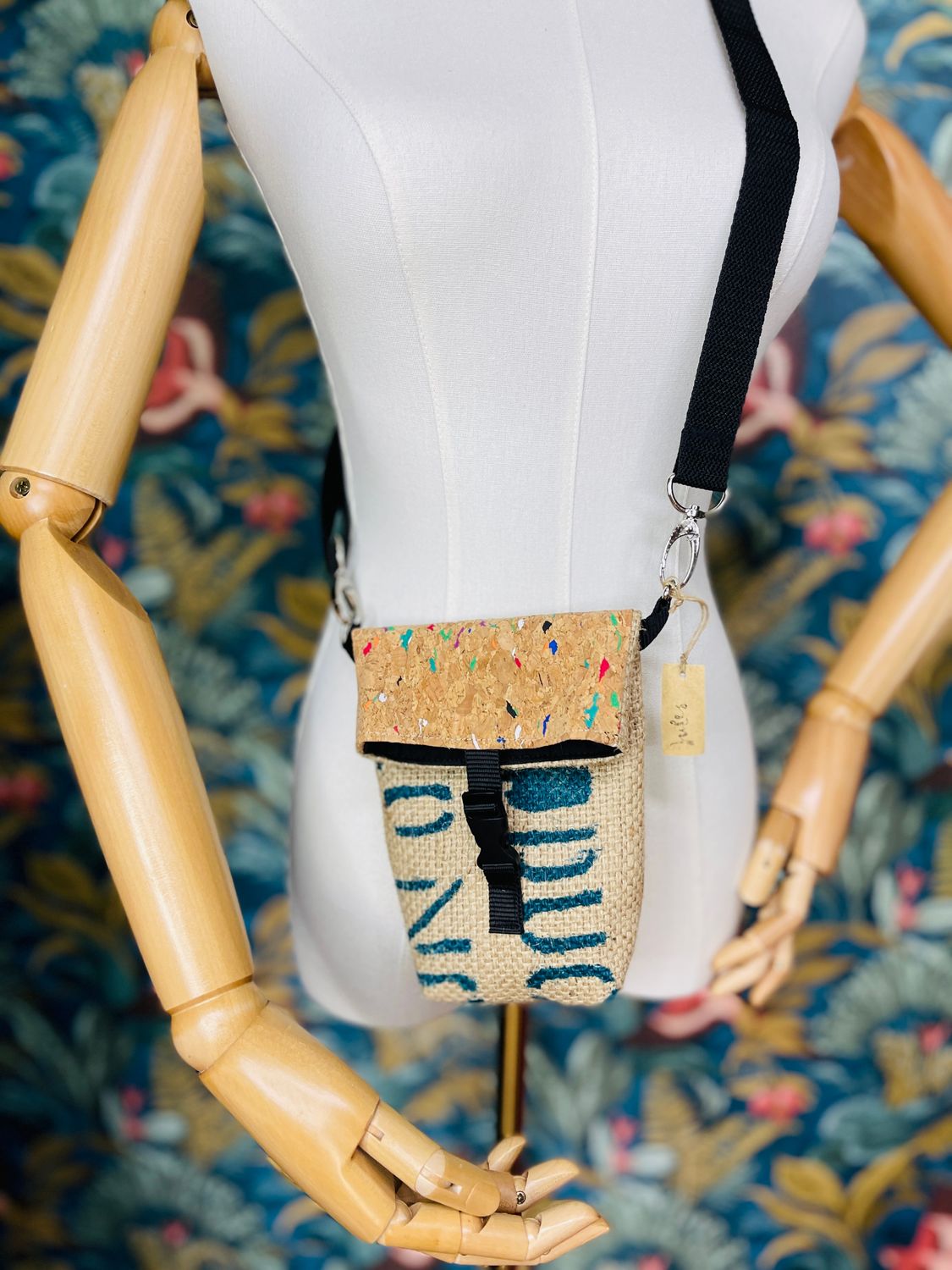 COFFEEBAG flap little | Cork Product türkis