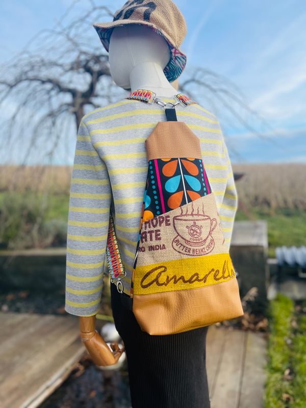 COFFEEBAG backpack | Colorful Cognac COFFEEBAG backpack | Colorful Cognac
