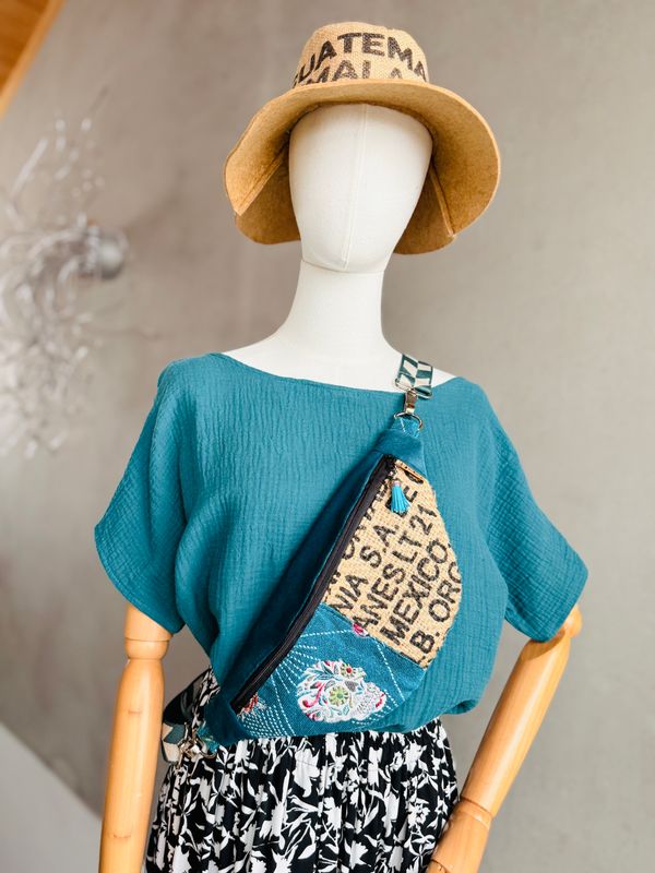 COFFEEBAG little | Türkis Skull