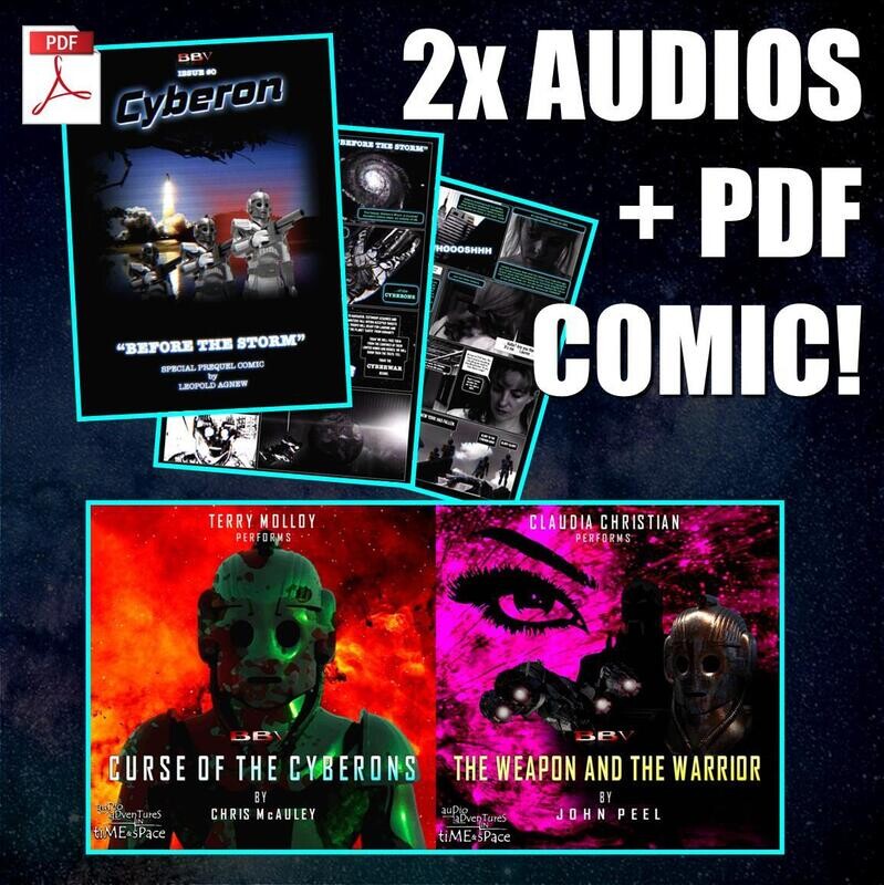 Curse of the Cyberons/ The Weapon and The Warrior/ Before The Storm (2x AUDIOS + PDF COMIC DOWNLOAD)