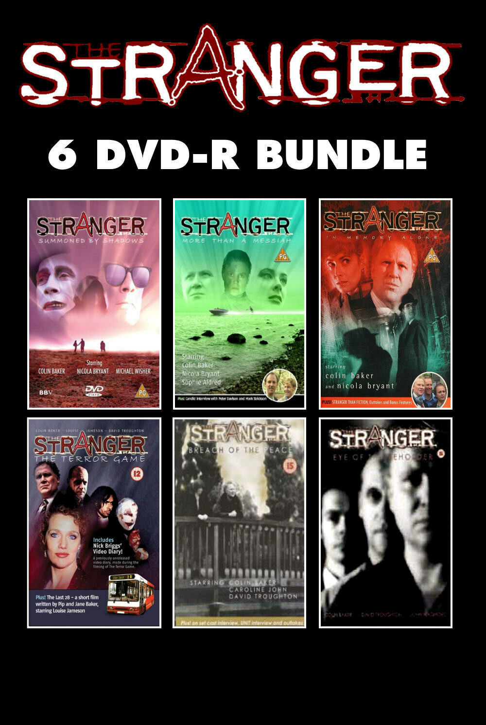 The Stranger Series Bundle 6 DVD-Rs