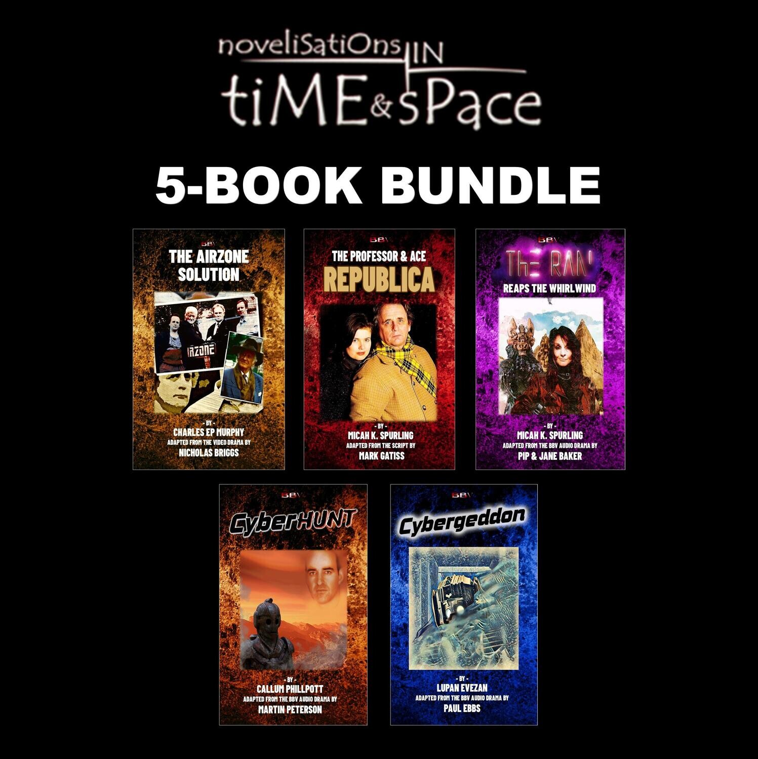BBV Novels 5 pocket-book bundle (RANI/ CYBERHUNT/ CYBERGEDDON/ AIRZONE/ REPUBLICA)