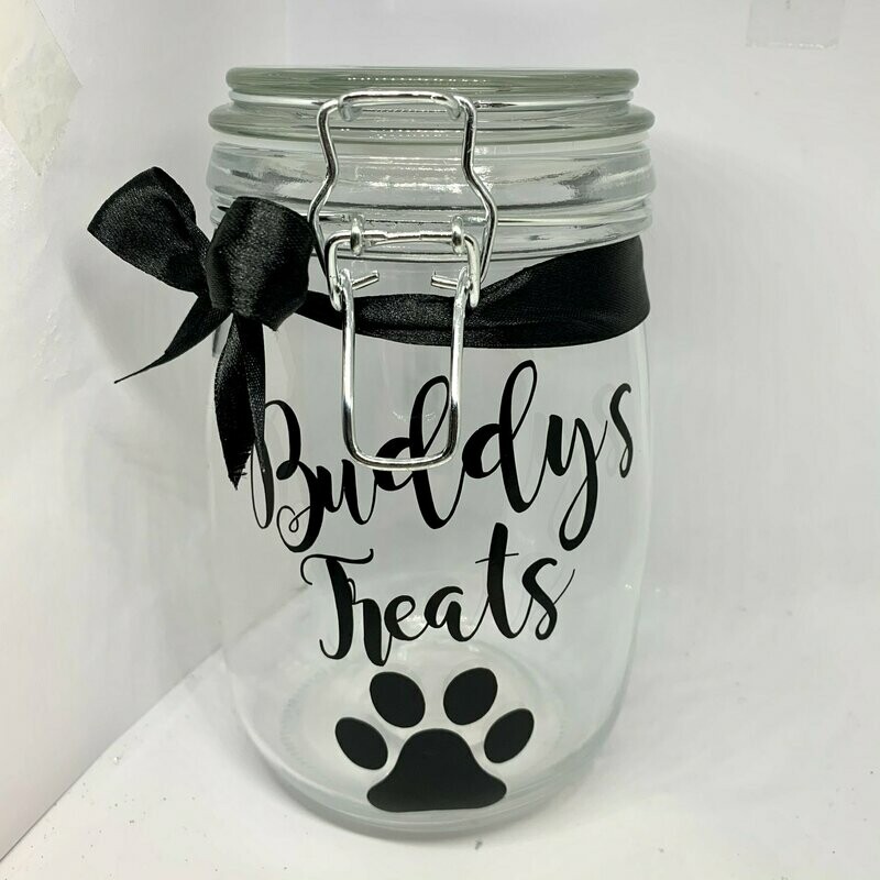 Dog treat jars
