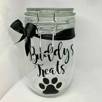 Dog treat jars