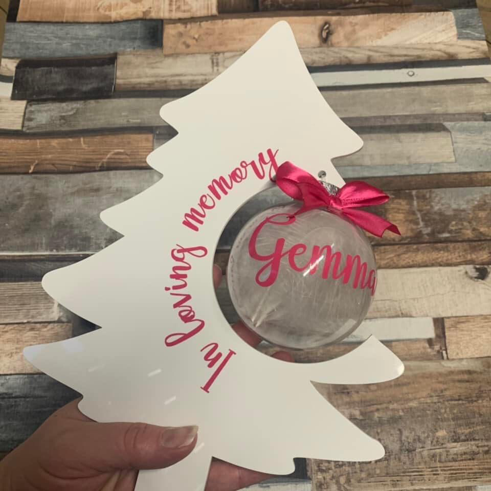 Christmas Tree Grave Marker 