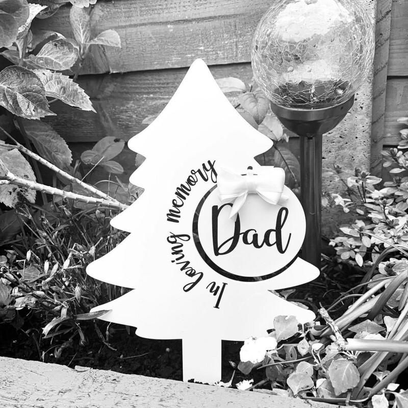 Christmas Tree Grave Marker 