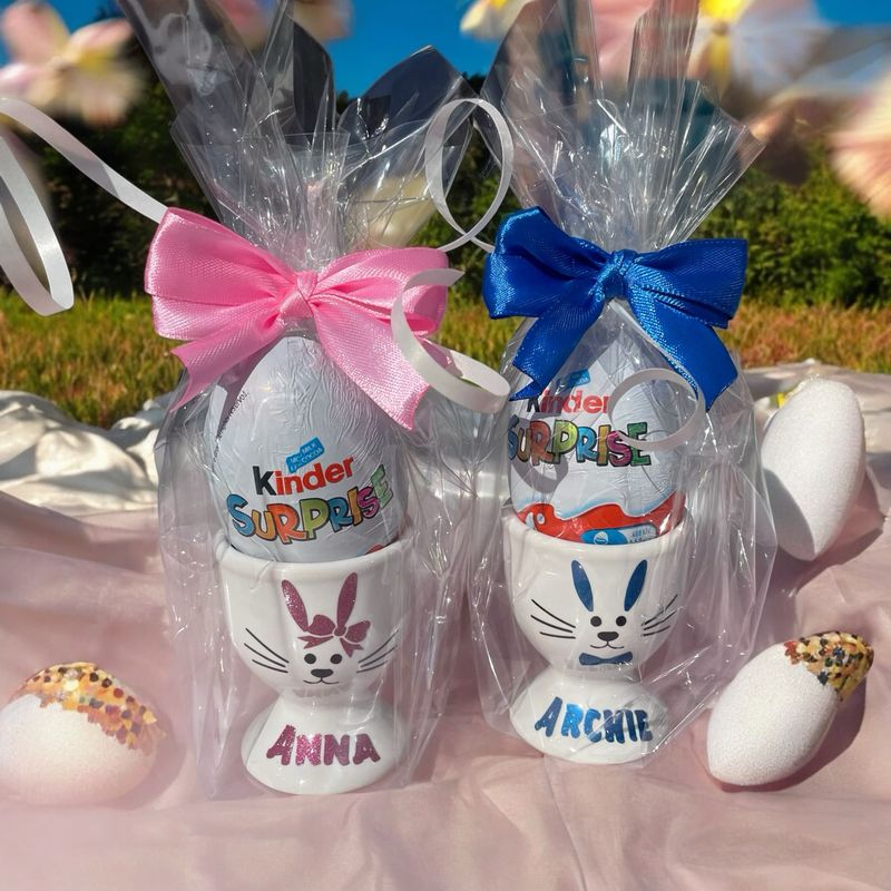 Egg Cup with Kinder egg