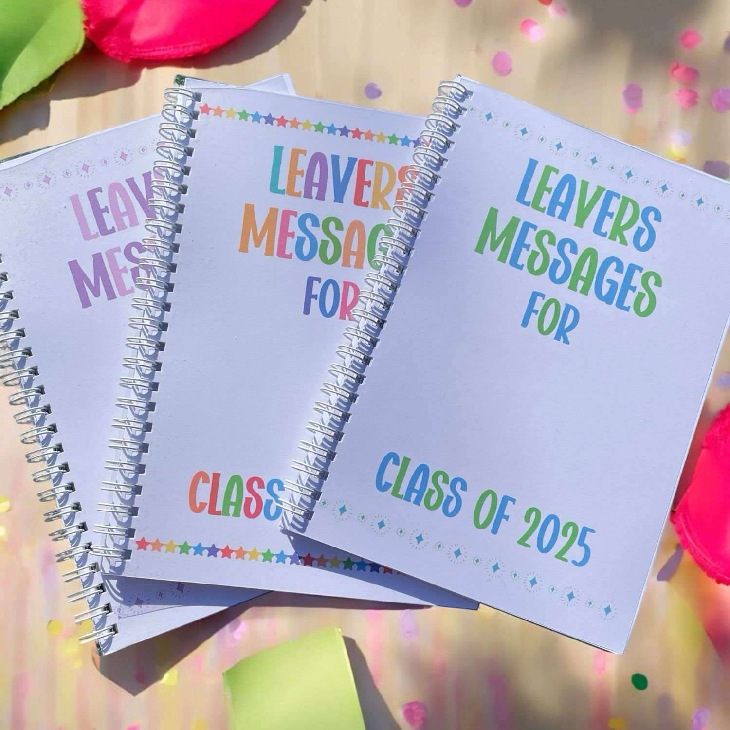 Personalised School Leavers Notebooks
