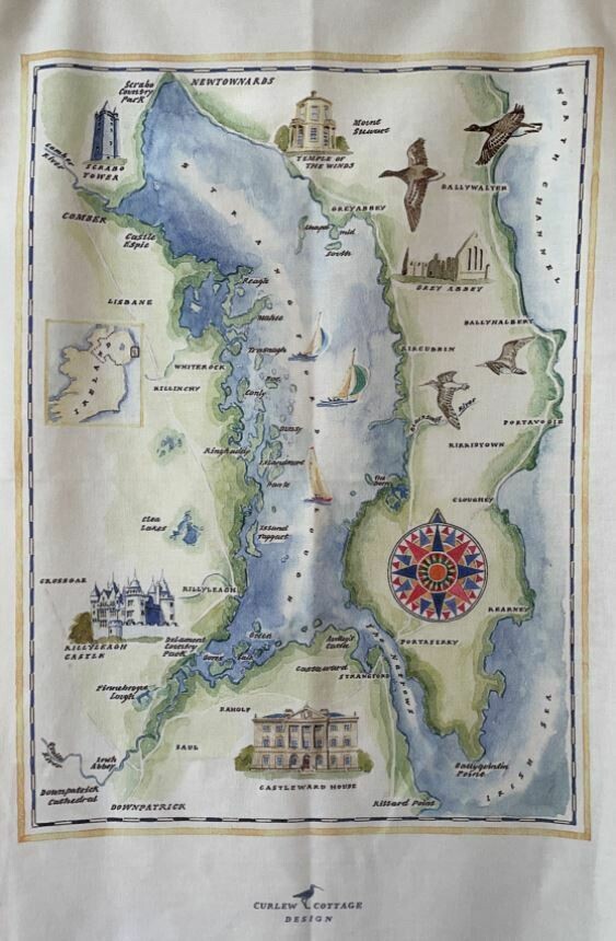Tea Towel Strangford Lough