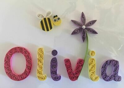 Quilled Name