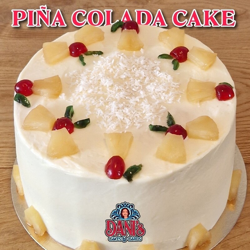 Piña colada cake