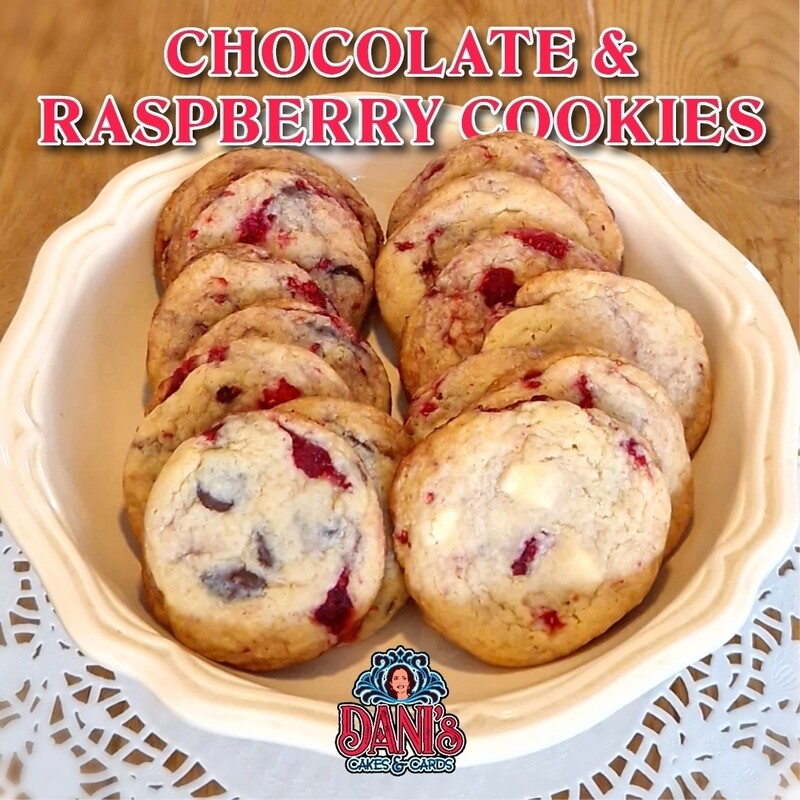 Chocolate & Raspberry Cookies