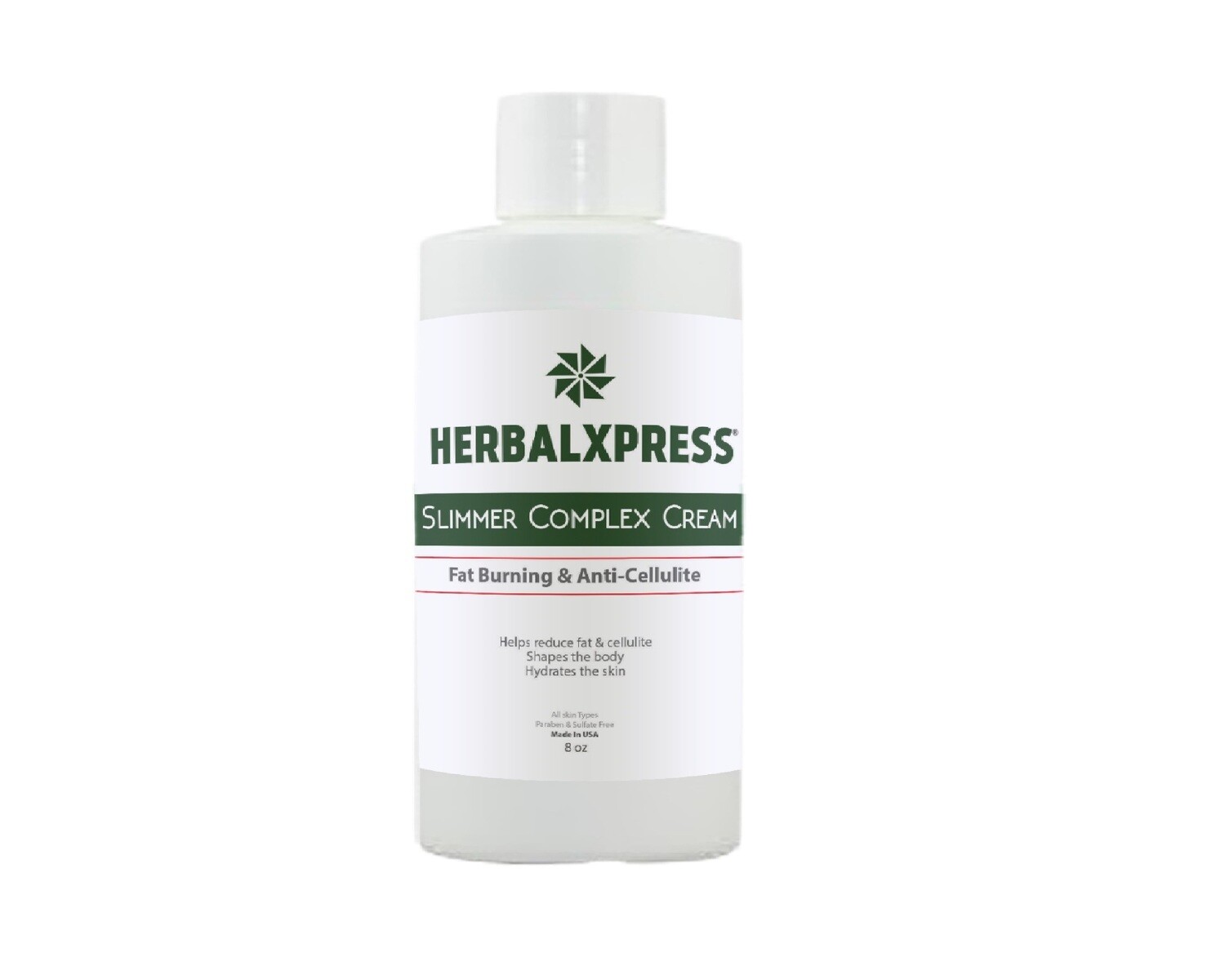 Herbalxpress Slimming Body Cream 8oz - Skin Care, Anti Cellulite, Firming Lotion.